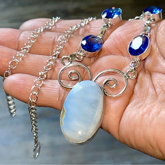 Owyhee Opal Pendant Necklace - Picture 5 of 16